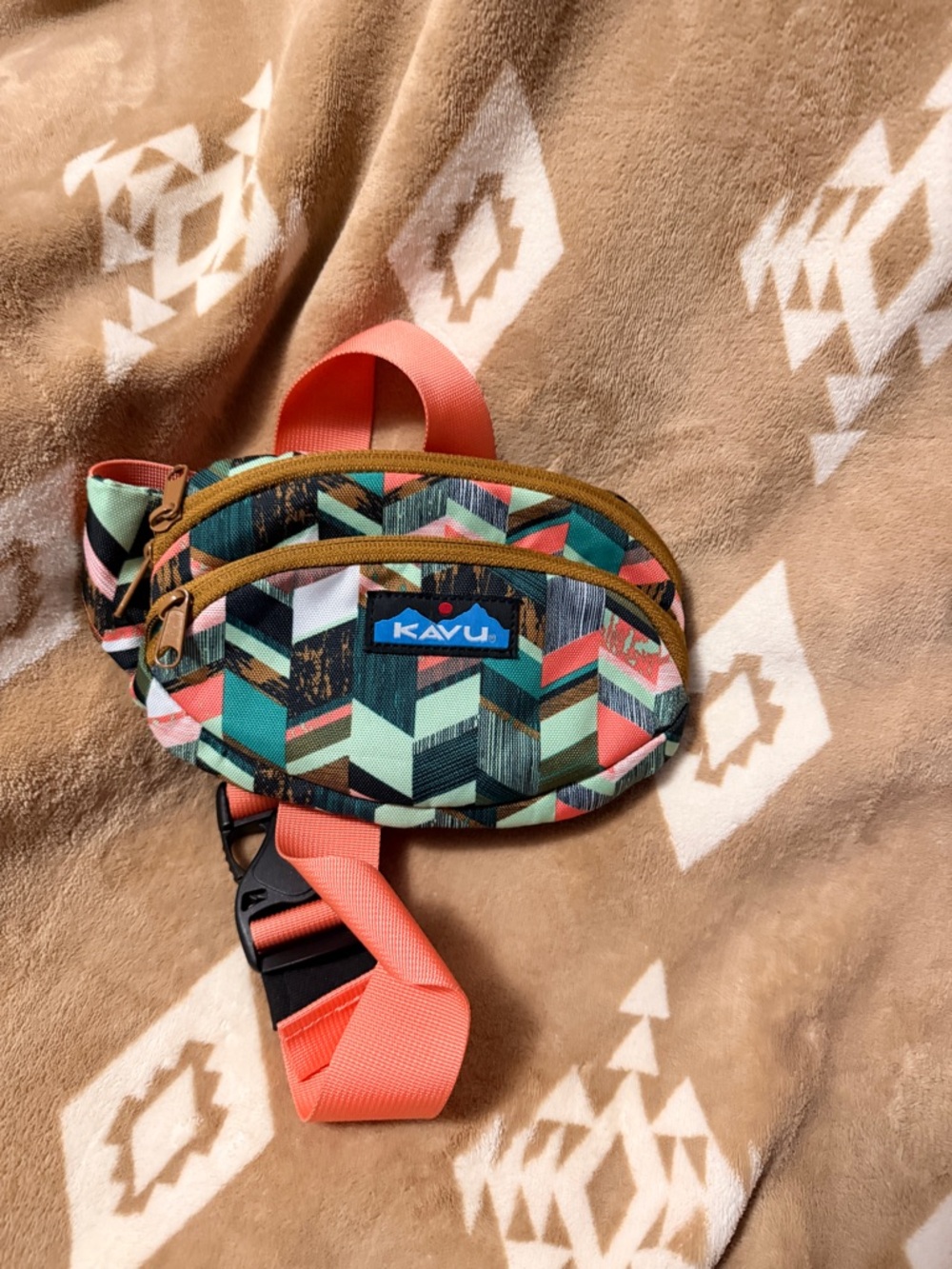 KAVU Spectator belt bag, a colorful fanny pack